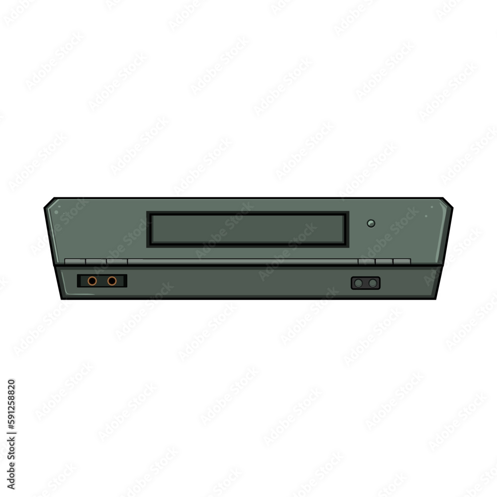 video dvd player cartoon vector illustration video dvd player cartoon vector illustration