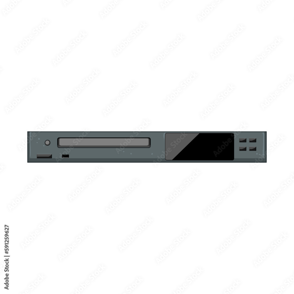 disc dvd player cartoon vector illustration disc dvd player cartoon vector illustration