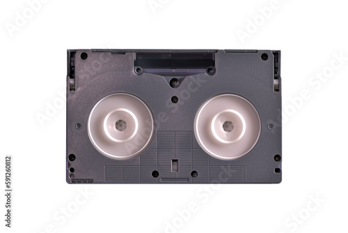 Video tape isolated on white background photo