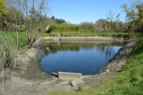 Saint-Herblain - Bassin de rétention des eaux pluviales - Niveau mars 2023 photo