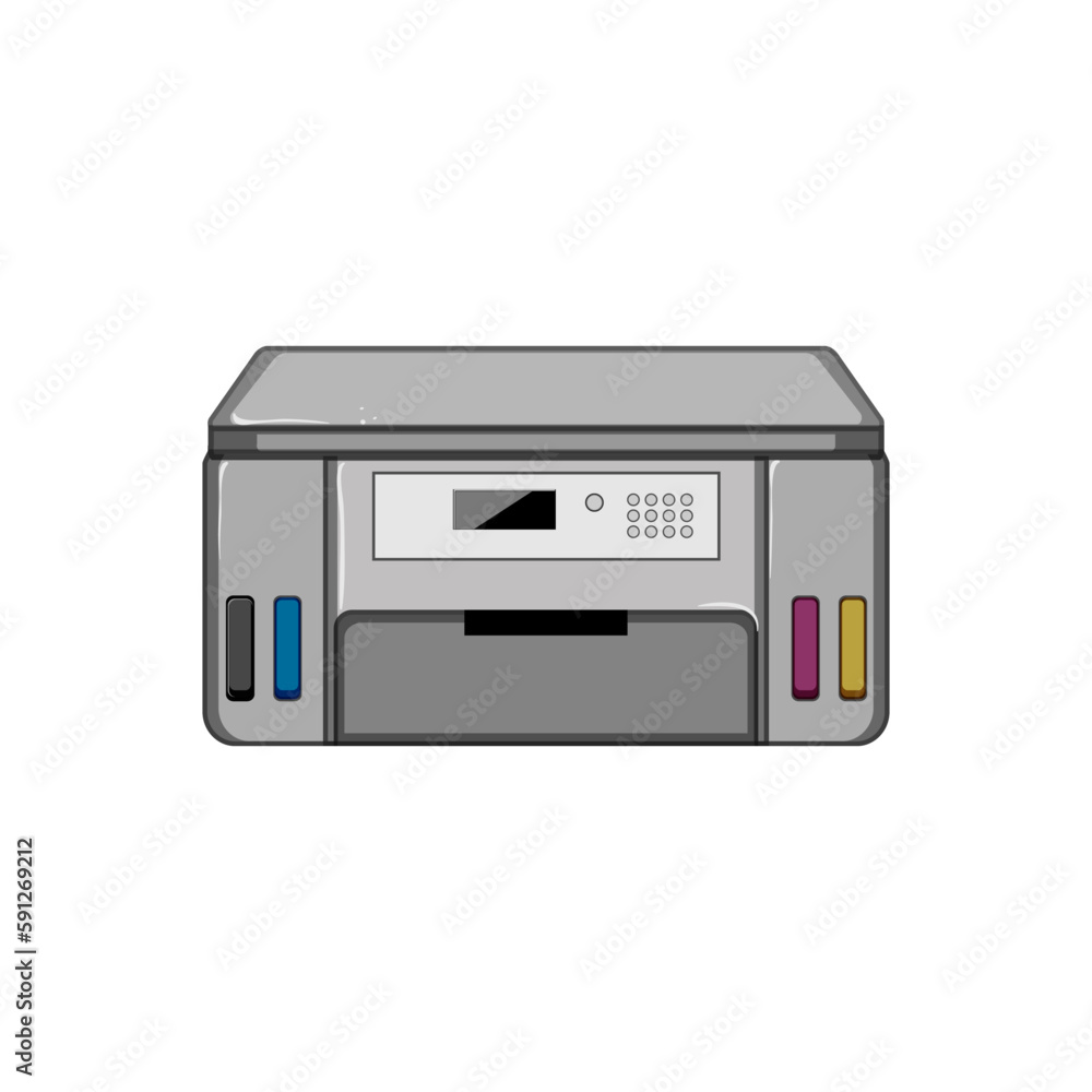 machine photo printer cartoon vector illustration machine photo printer cartoon vector illustration