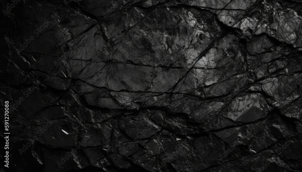 Black Background, Stone, Wall, Grunge Background, Generative Ai Black Background, Stone, Wall, Grunge Background, Generative Ai