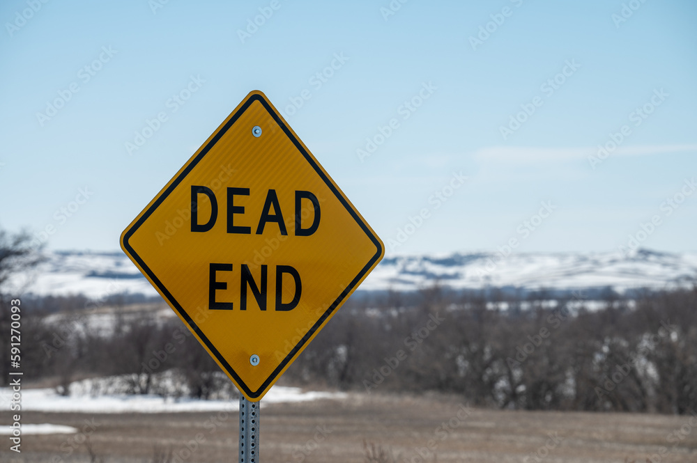dead end sign in the country dead end sign in the country