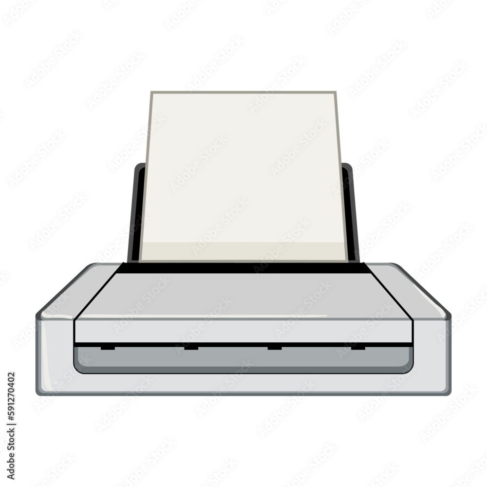 office scanner document cartoon vector illustration office scanner document cartoon vector illustration