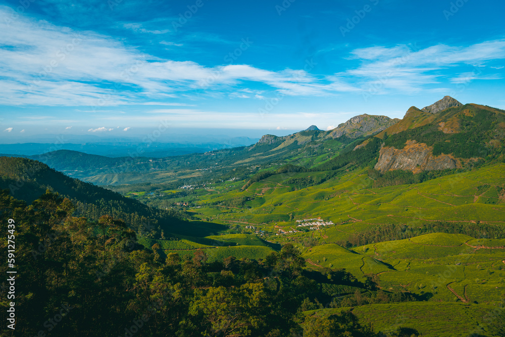 Naklejka premium Landscape with Mountains