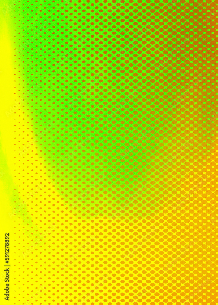 Green and yellow design vertical background with blank space for Your text or image, usable for banner, poster, Ads, events, party, celebration, and various design works