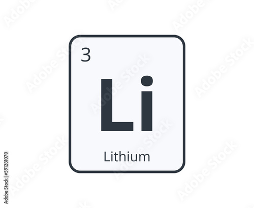 Lithium Chemical Element.

