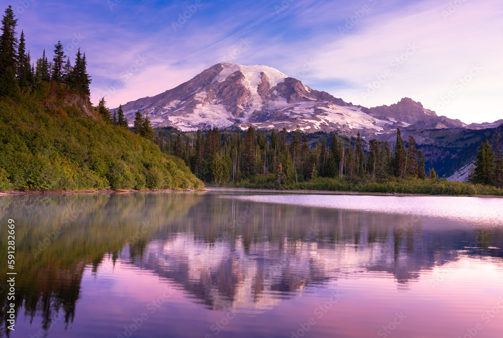 Bench Lake at Sunrise