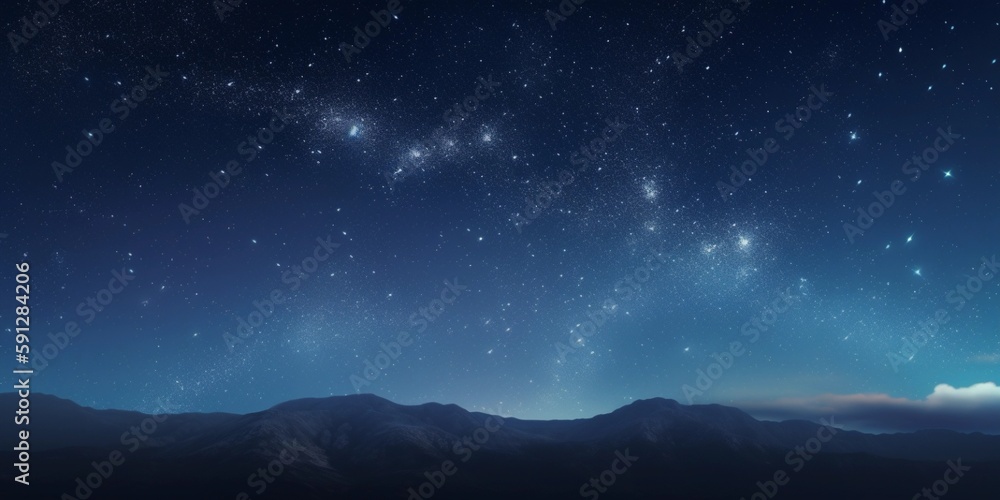 Fototapeta premium beautiful sky night with stars background
