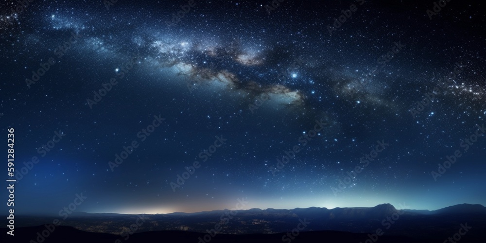 Fototapeta premium beautiful sky night with stars background