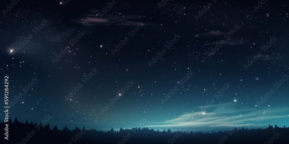 Fototapeta premium beautiful sky night with stars background