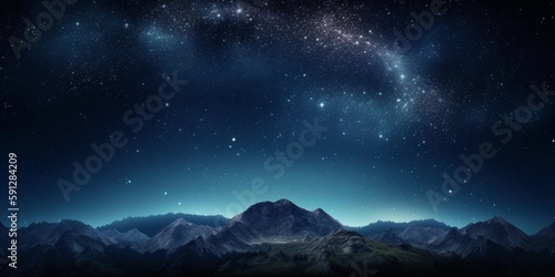 Wallpaper Mural beautiful sky night with stars background Torontodigital.ca