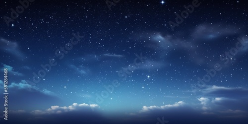 beautiful sky night with stars background