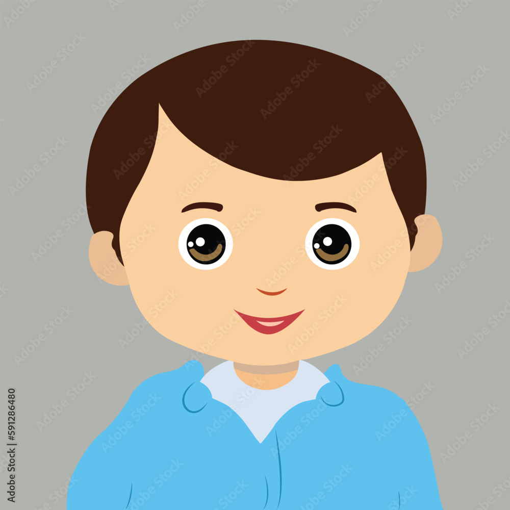 A cute baby avatar vector artwork A cute baby avatar vector artwork