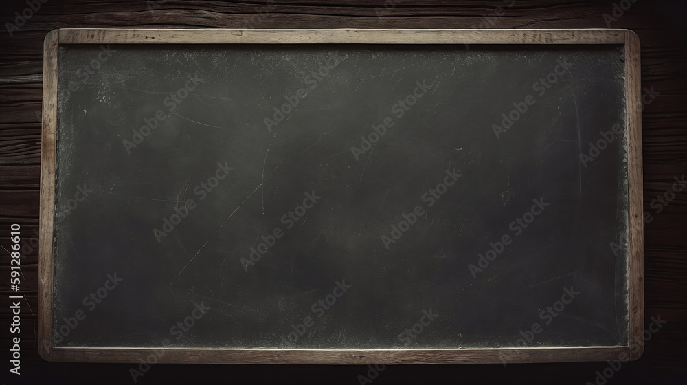 Chalk stained grunge blackboard with space for copy Chalk stained grunge blackboard with space for copy