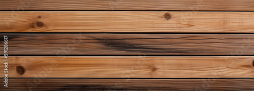 Isolated wooden texture and background. Horizontal slats with space for copy.