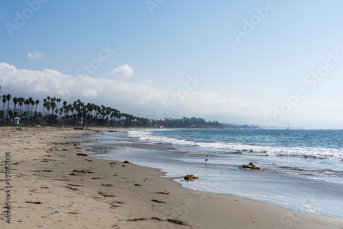 Fototapeta Naklejka Na Ścianę i Meble -  The East Beach in Santa Barbara