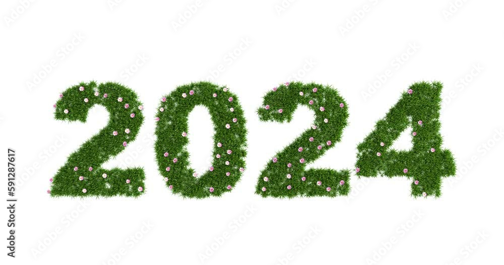 Green Sign 2024 Of Fresh Growing Grass With Flowers Isolated   1000 F 591287617 ETSeIvGzPOGWzxkwCntcZ1QT6muV73El 