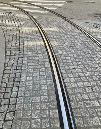 Trolly tracks, Porto, Portugal