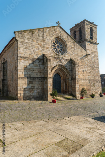 View at the Santa Maria Maior's Church in Barcelos, Portugal. With 60 parishes, it is the municipality with the highest number of parishes in the country. photo
