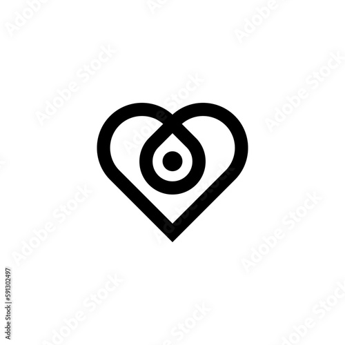 blood donors vector logo premium sign