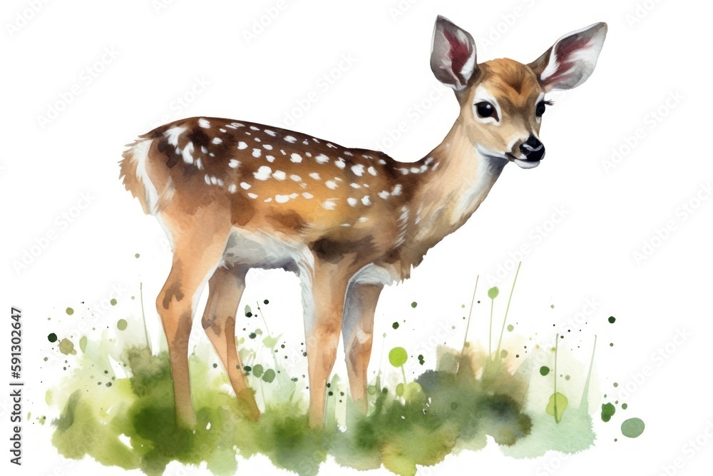 watercolor illustration kawaii animals watercolor illustration kawaii animals