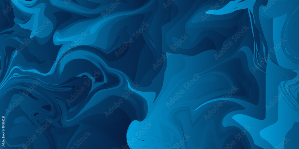 Obraz premium blue abstract background design. Abstract background design. Background design. Blue background. İllustration. Vector design. Liquid background design.