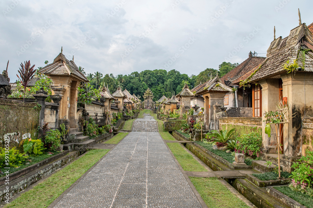 Landscape scene at ancient village in Ubud Bali - travel destination Landscape scene at ancient village in Ubud Bali - travel destination