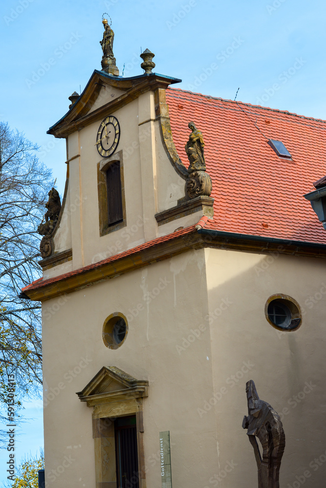 Schlosskapelle im Schloss Kapfenburg im Ostalbkreis in Baden-Württemberg