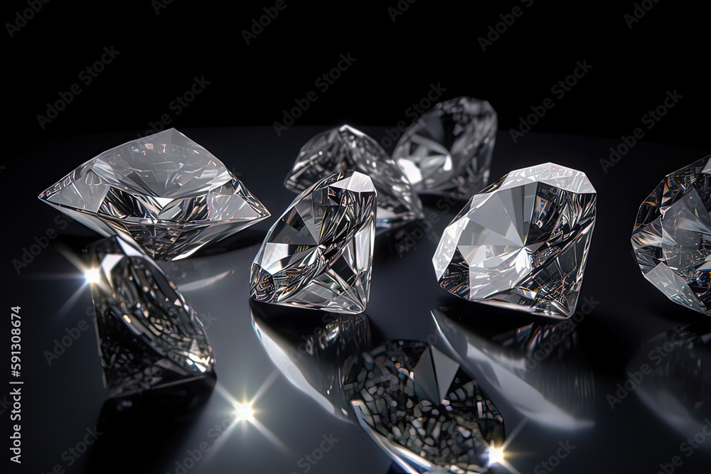 diamonds scattered on a unique surface diamonds scattered on a unique surface