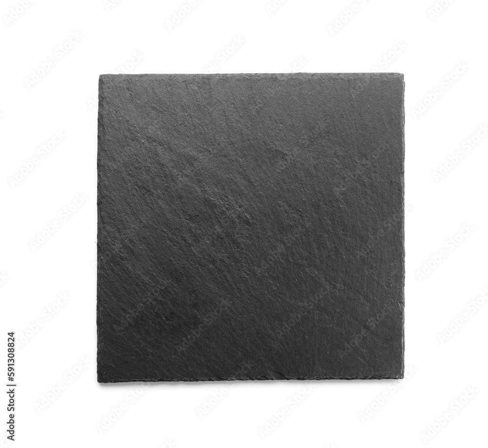 Slate board isolated on white background