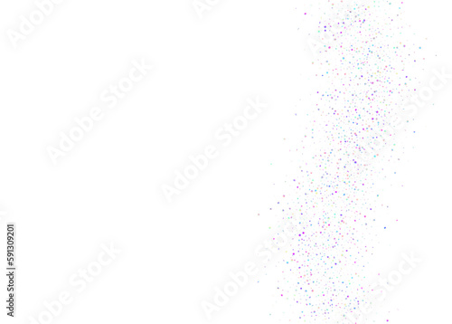 Light Confetti. Laser Flyer. Unicorn Foil. Birthday Background. Rainbow Glitter. Disco Festival Backdrop. Blue Party Effect. Festive Art. Violet Light Confetti