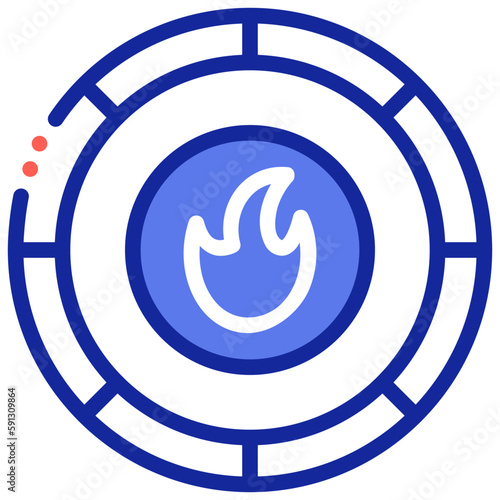 firefighter badge icon