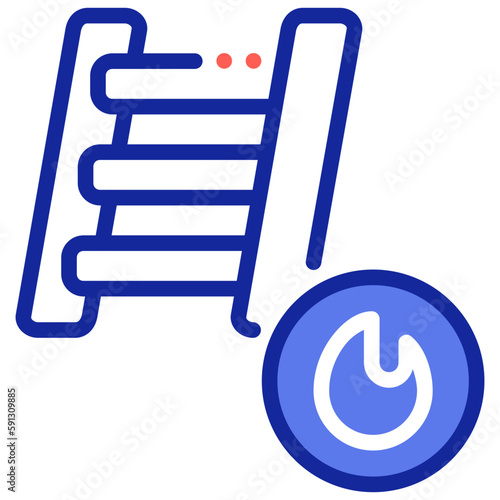 ladder firefighter icon