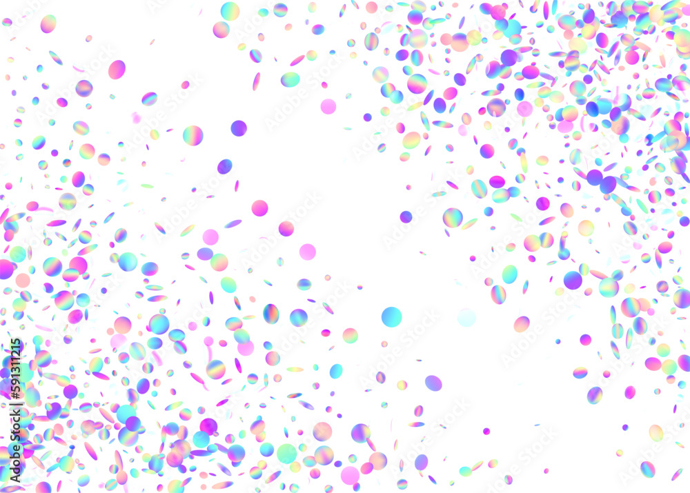 Carnival Glitter. Glitch Sparkles. Birthday Texture. Flying Foil. Pink Laser Tinsel. Disco Element. Party Multicolor Decoration. Digital Art. Purple Carnival Glitter