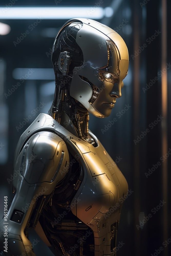 Machine Evolution: Cyborg with Advanced Artificial Intelligence, GENERATIVE AI