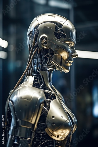 Machine Evolution: Cyborg with Advanced Artificial Intelligence, GENERATIVE AI