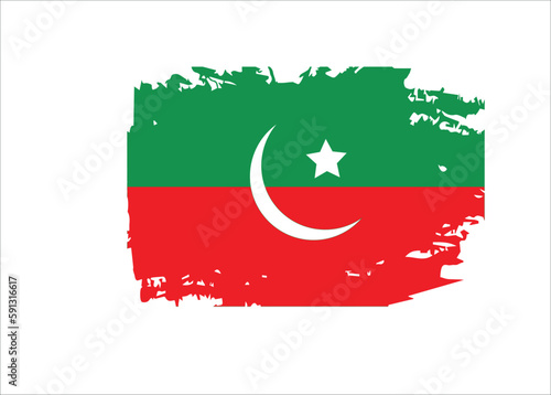 pakistan tehreek insaf flag (pti) election campain of pakistan general election 2023