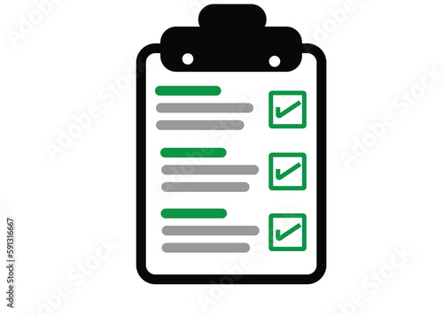 chick list on clipboard 