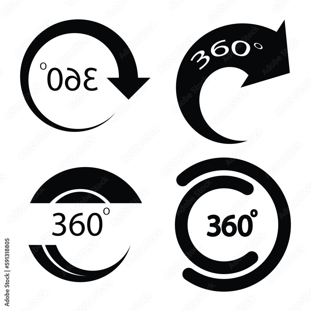 Obraz premium 360 degree logos