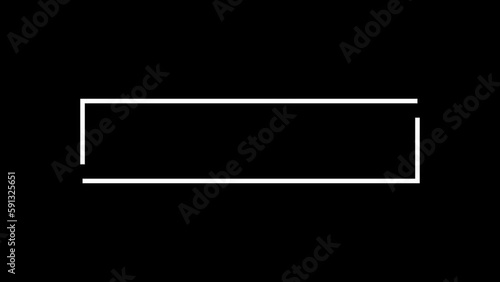 Wallpaper Mural rectangular motion graphic border for titles or text in a box Torontodigital.ca