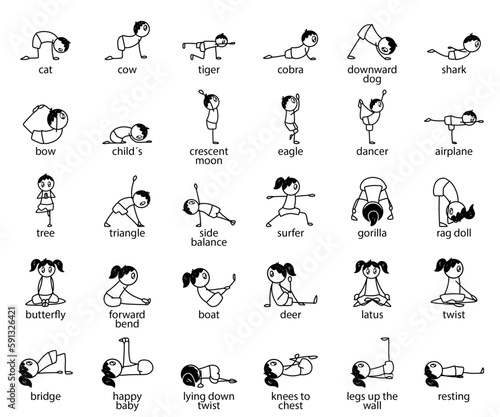 Poses o posturas de Yoga