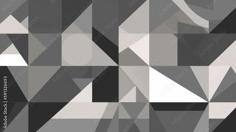 Gray wallpaper with geometric shapes Gray wallpaper with geometric shapes