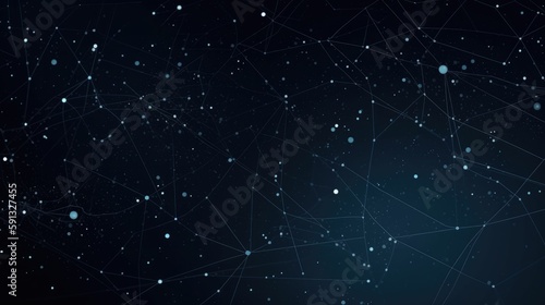 Fine line art of stars and constellations wallpaper