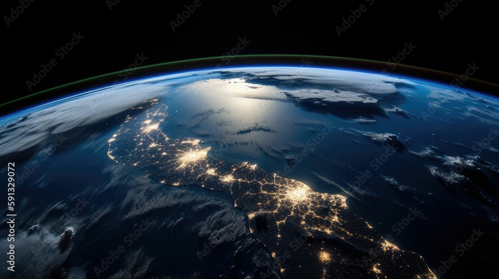 Obraz premium Earth from space