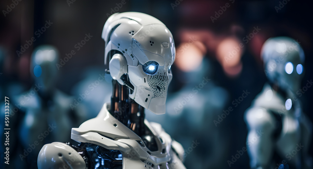robot in action robot in action