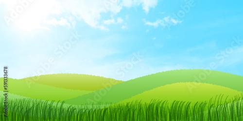空　草原　風景　背景