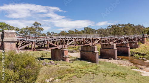 Tenterfield Creek Railway Bridge (1888) - a heritage-listed former railway bridge - Sunnyside, Tenterfield, NSW, Australia photo