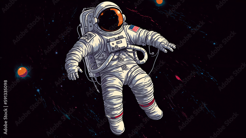 astronaut in space ai generate astronaut in space ai generate