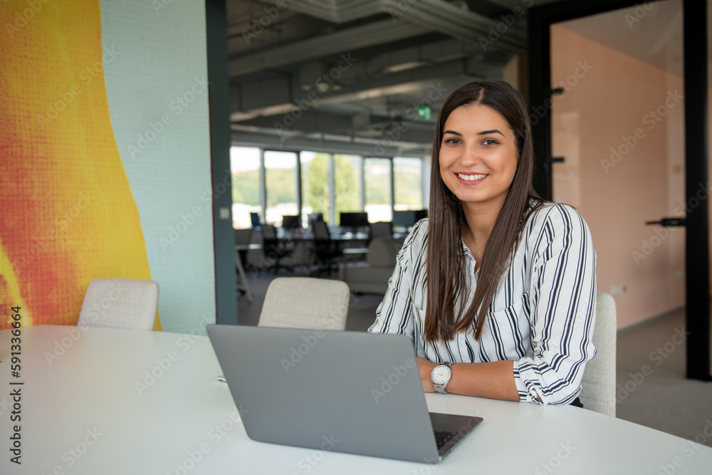 Hipster Girl use Laptop huge Loft Studio.Student Researching Process Work.Young Business Woman Working Creative Startup modern Office. Hipster Girl use Laptop huge Loft Studio.Student Researching Process Work.Young Business Woman Working Creative Startup modern Office.